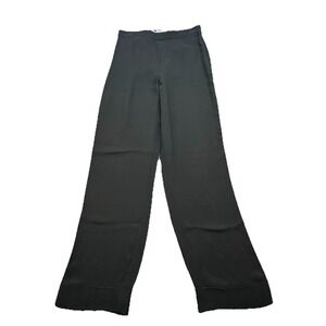 Emporio Armani Dress Pants Women‎ 6 Black Straight Leg Made in Italy Classic
